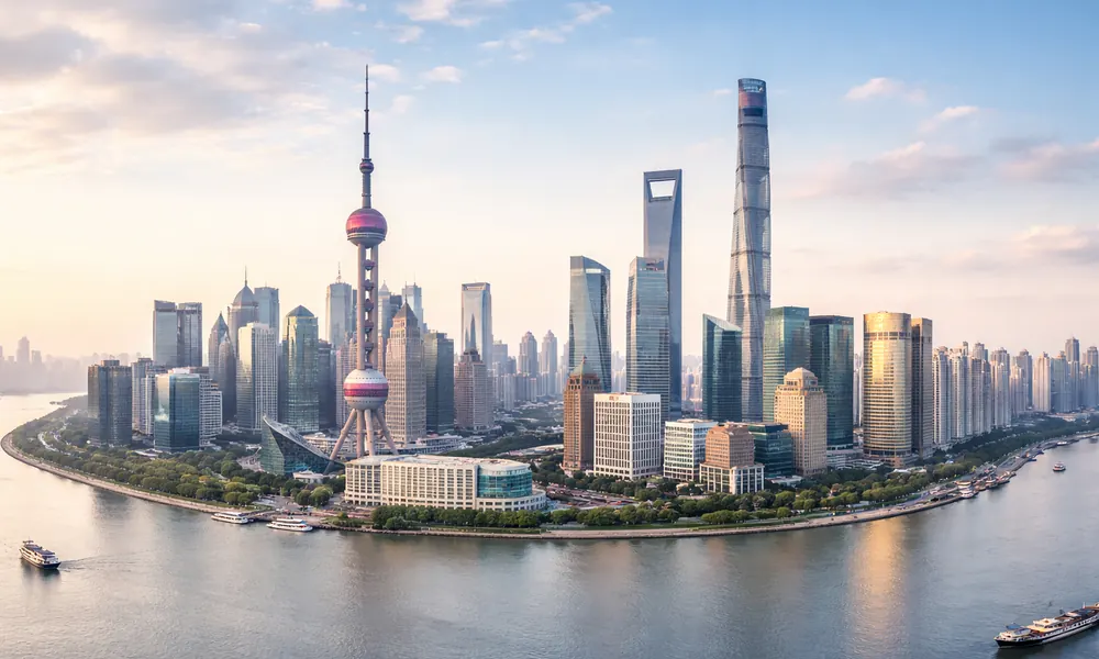 上海陆家嘴城市景观与国际商务区